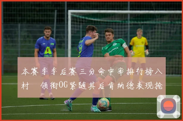 本赛季季后赛三分命中率排行榜八村塁领衔OG紧随其后肯纳德表现抢眼